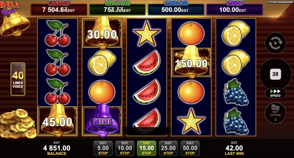 40 Super Hot Bell Link Slot